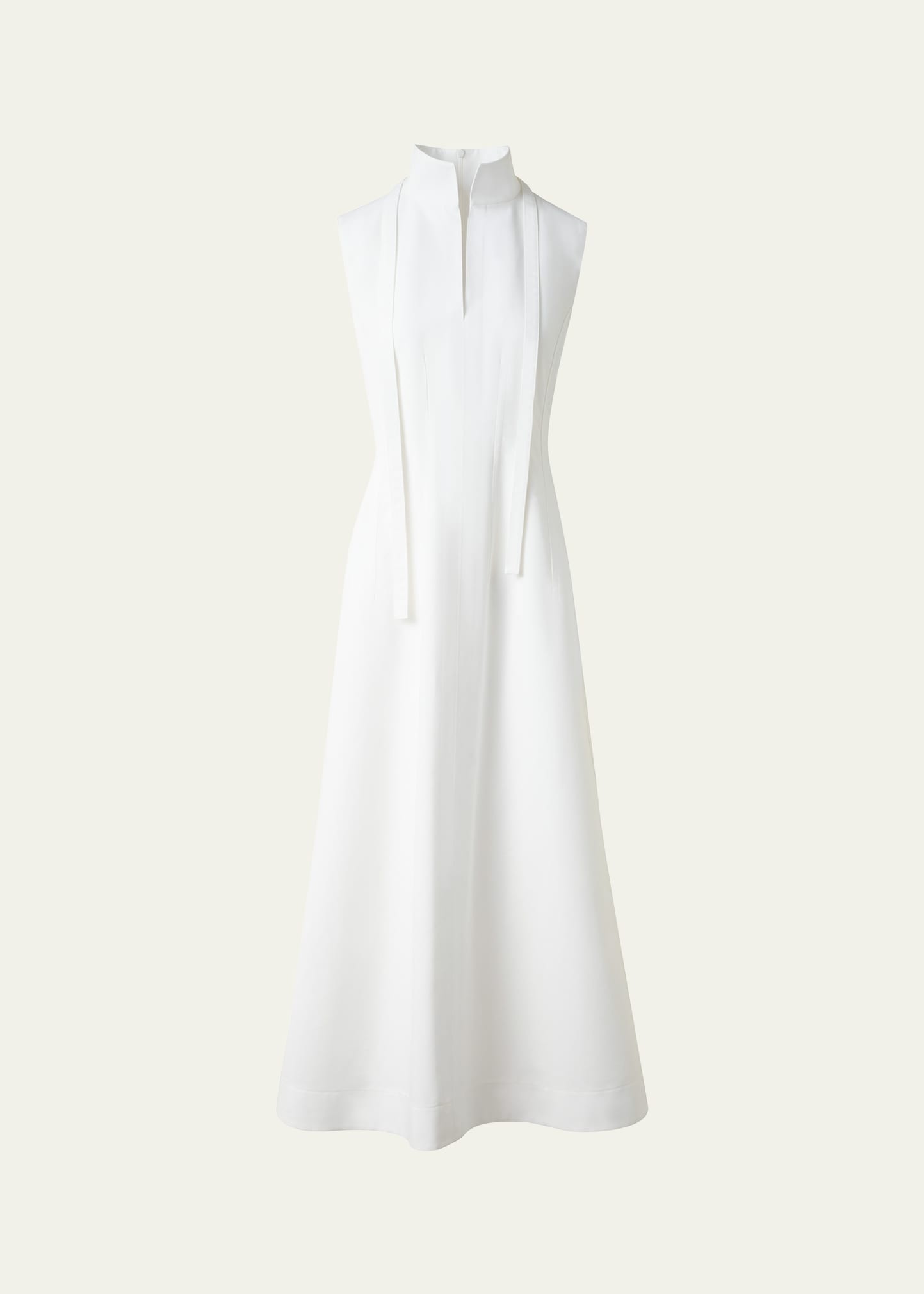 Fit-and-Flare Cotton Midi Dress - 1