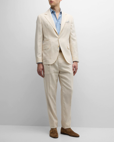 Brunello Cucinelli Men's Linen and Wool Solid Suit outlook