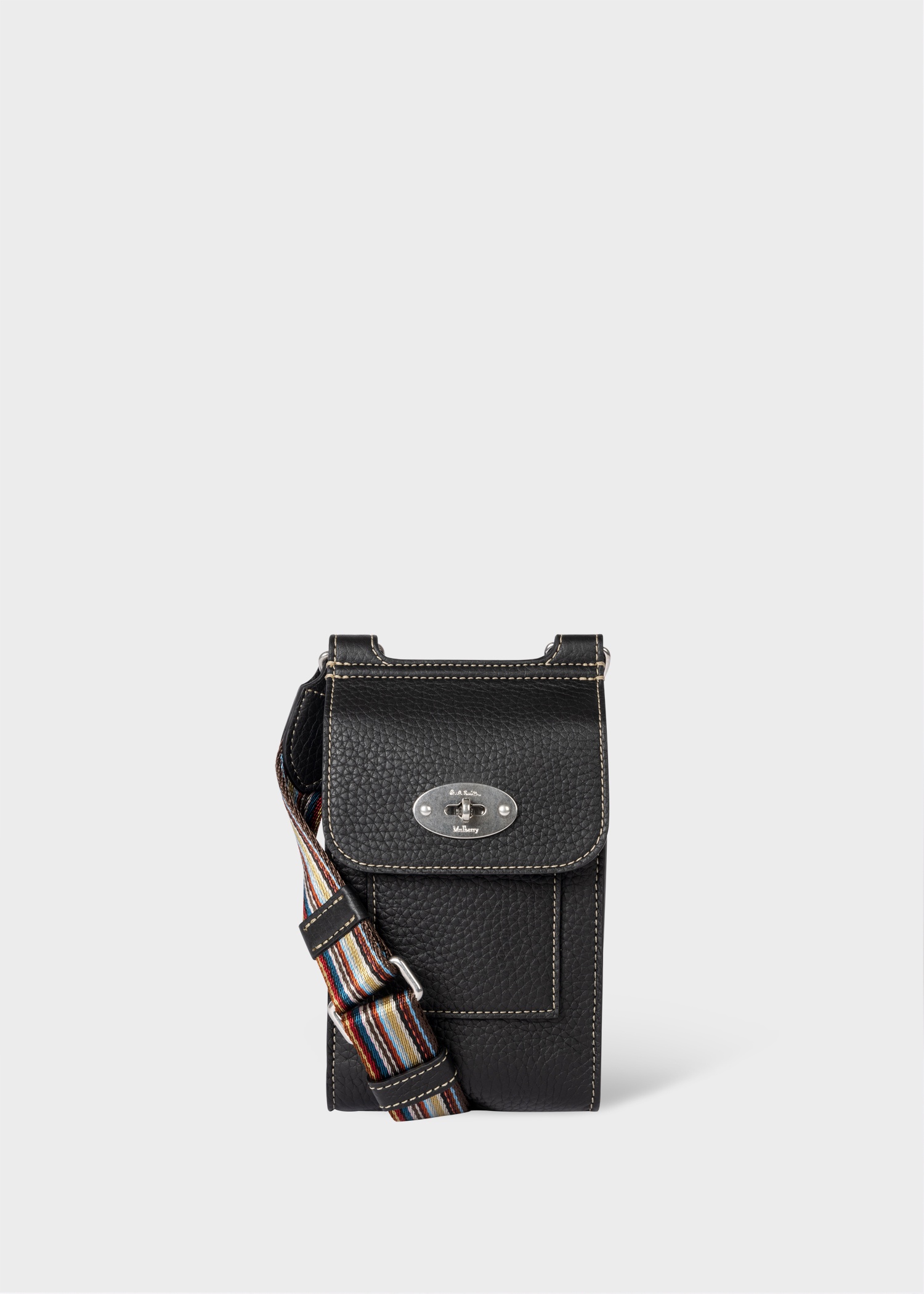 Mulberry x Paul Smith - Black Mini Antony Bag - 1