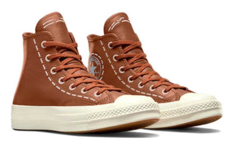 (WMNS) Converse Chuck 70 Bold Stitch High Top 'Brown' A07951C - 3
