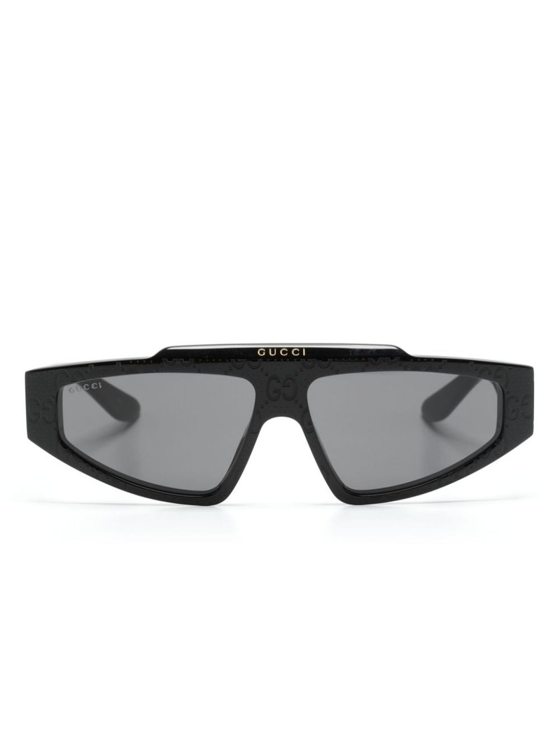 GG-supreme geometric-frame sunglasses 1