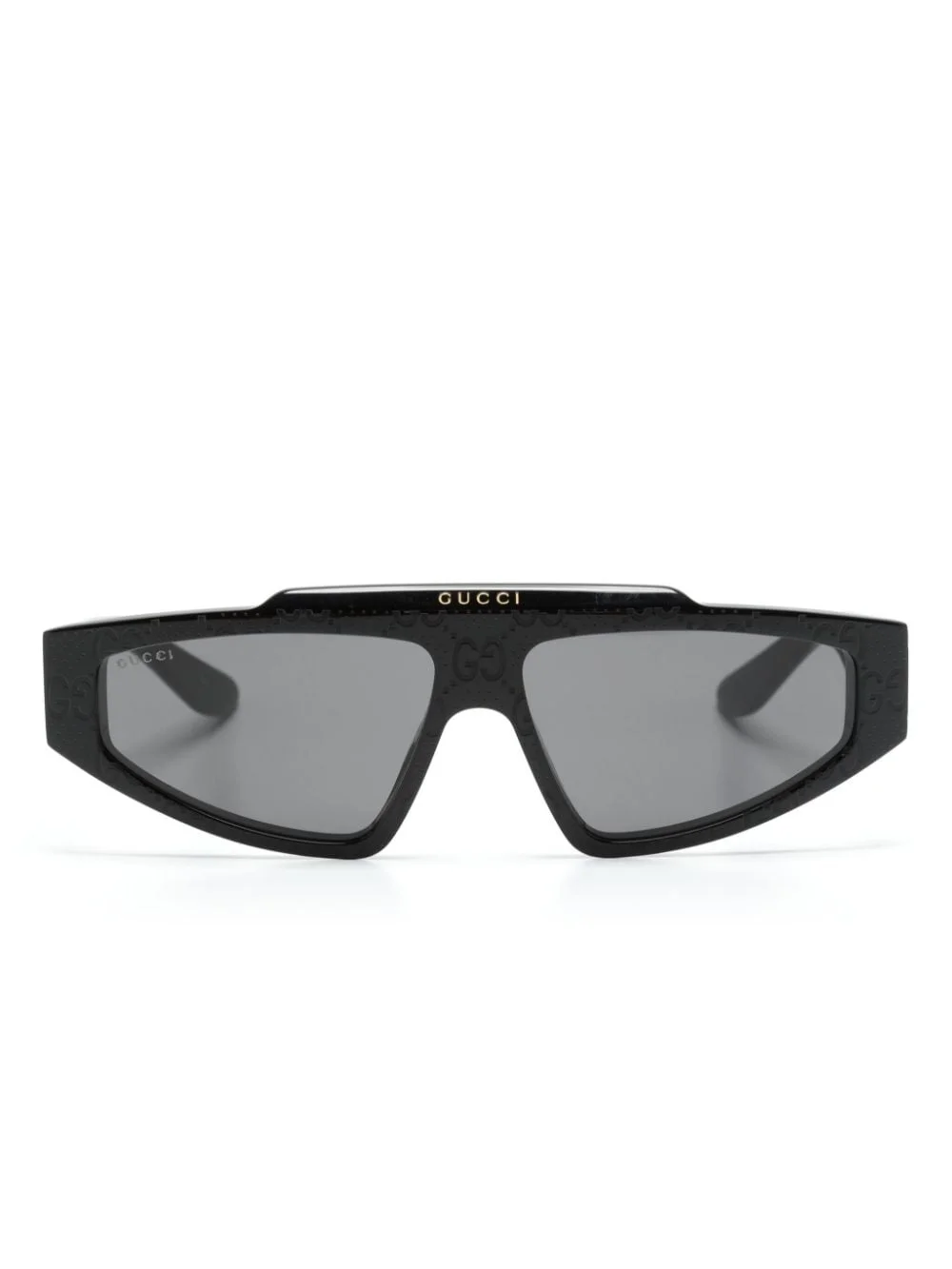 GG-supreme geometric-frame sunglasses - 1