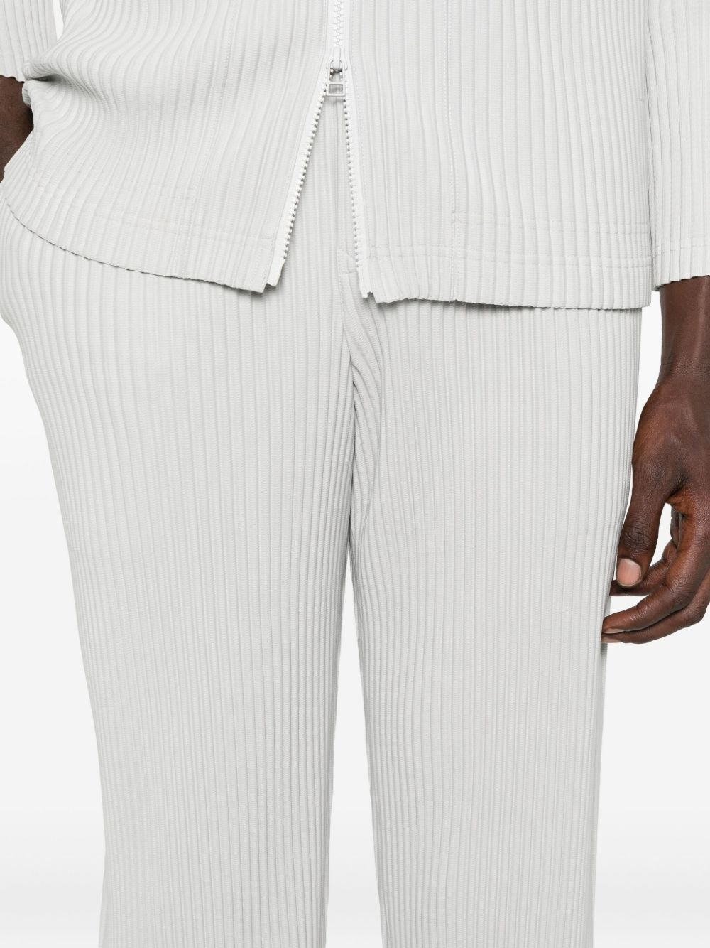 plissé elasticated  trousers - 5
