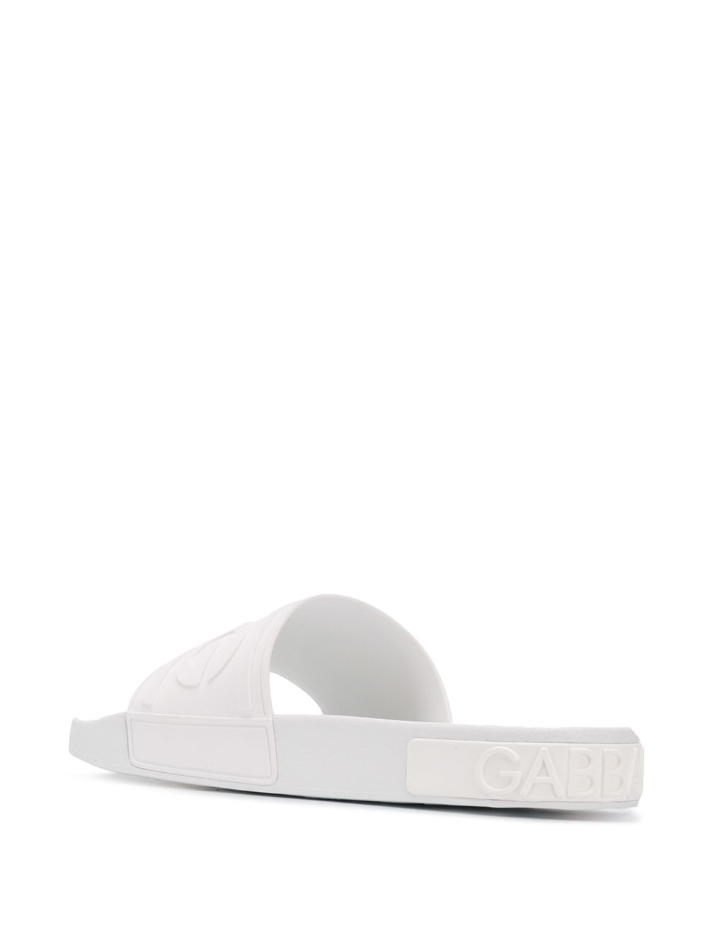 logo-embossed beachwear slides - 3