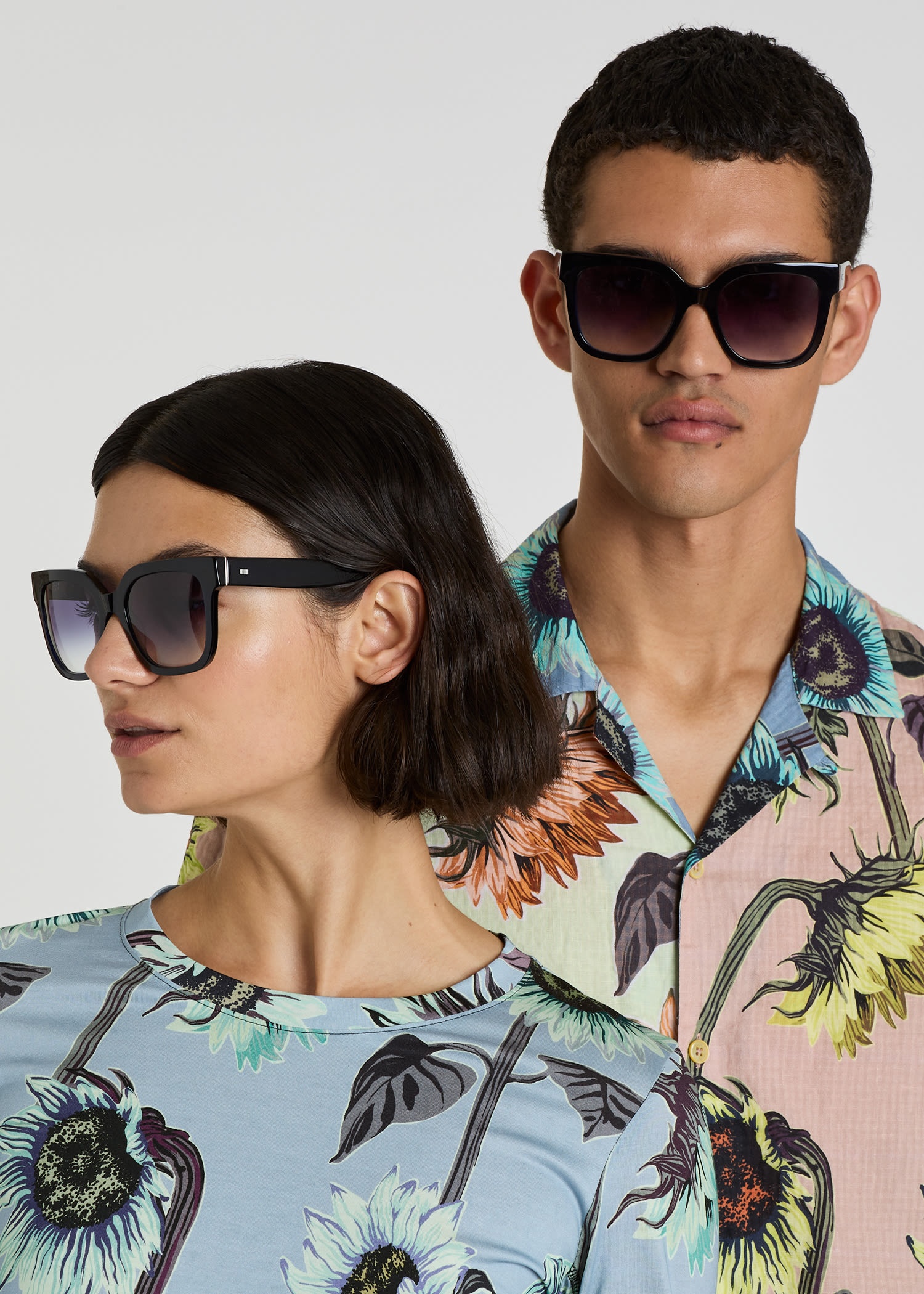 Crystal Blue 'Delta' Sunglasses - 6