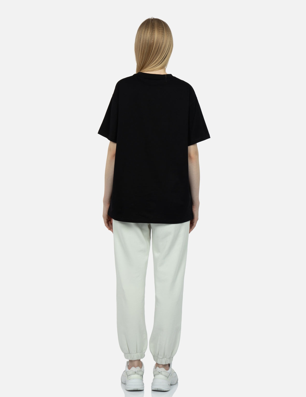 Gradiant Abstract Pattern Kamon Print T-Shirt - 6