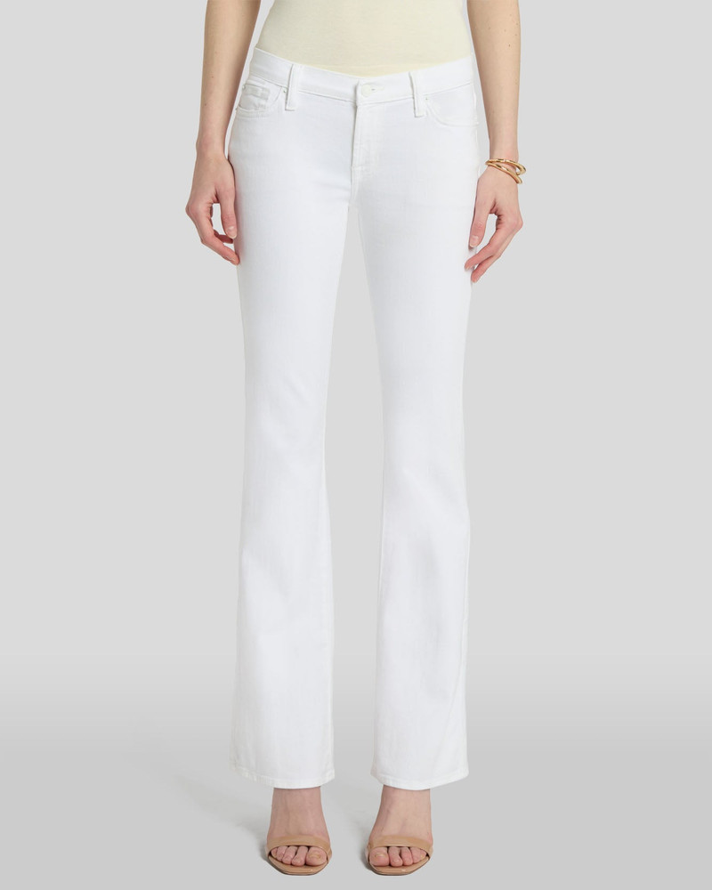7 For All Mankind Tailorless Broken Twill Original Bootcut in White outlook