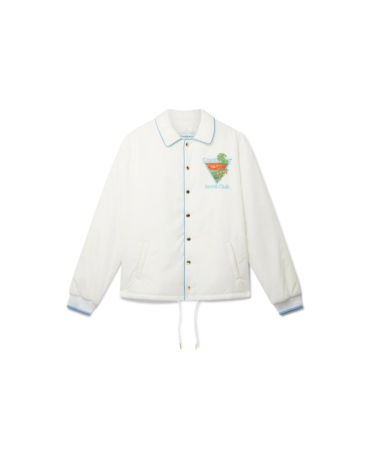 Tennis Club Icon Blue Coach Jacket - 1