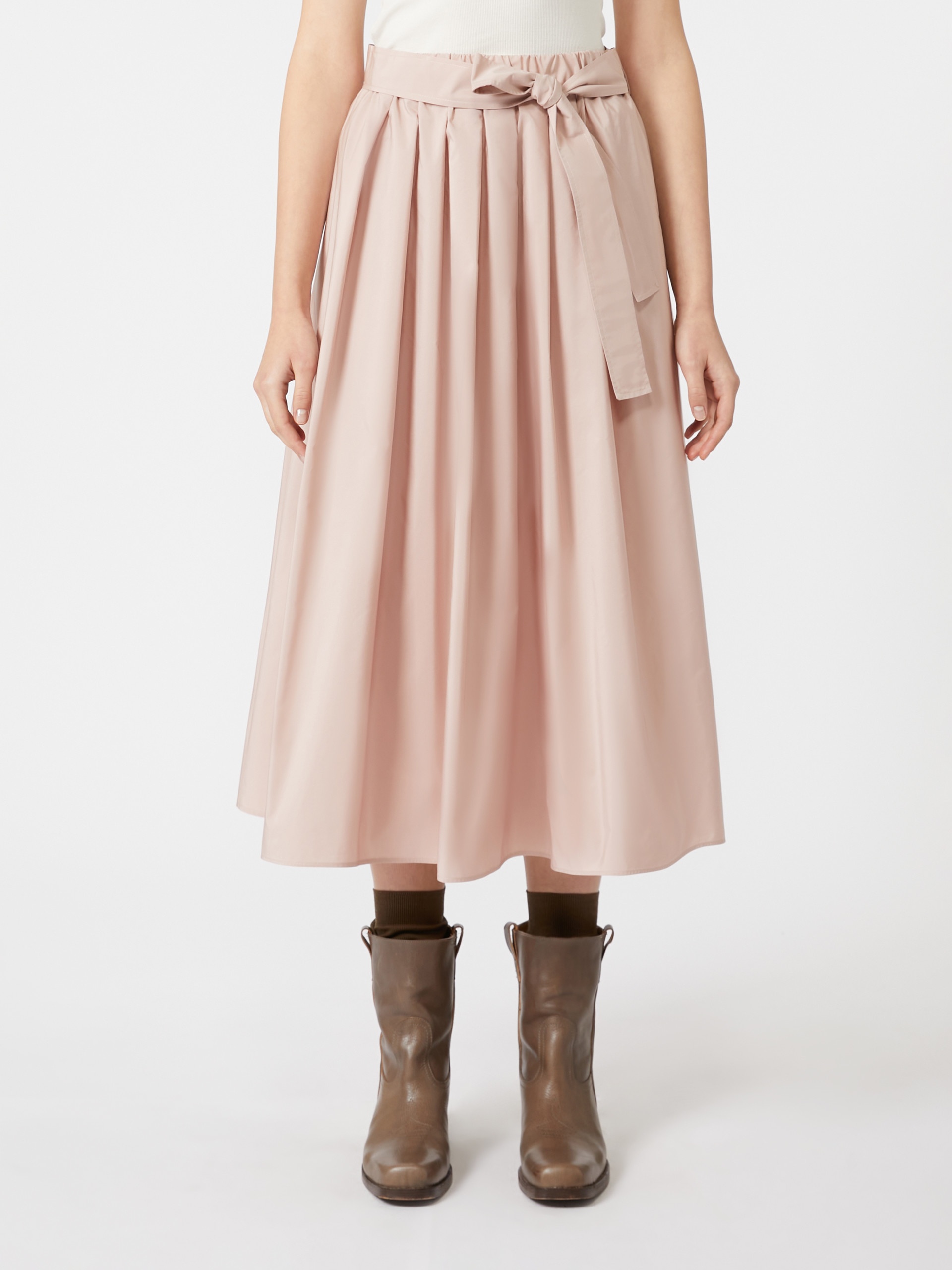 ZARDA Midi taffeta skirt - 3