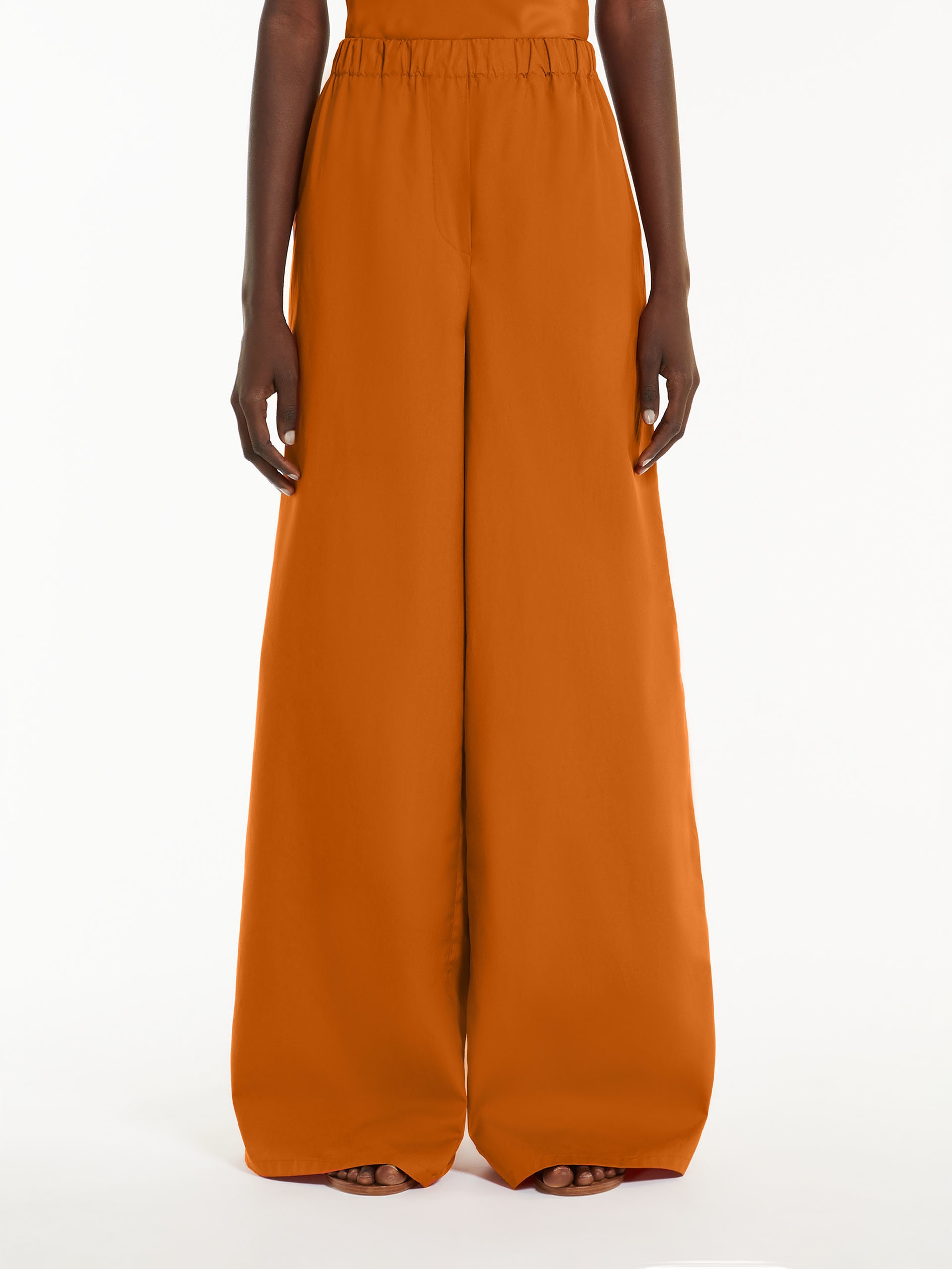 NAVIGLI Wide poplin trousers - 3