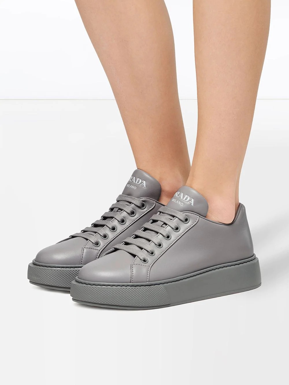 platform low-top sneakers - 5