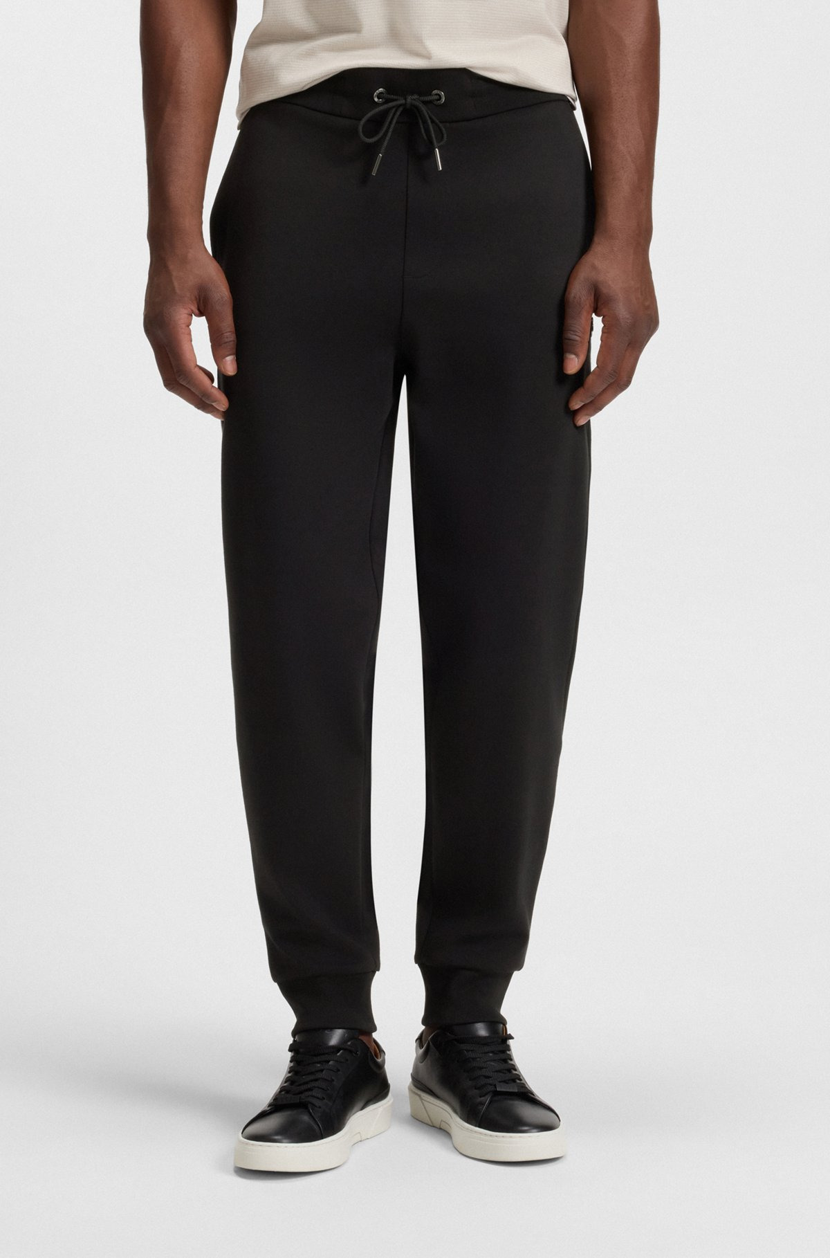 TRACKSUIT BOTTOMS WITH METALLIC DOUBLE B MONOGRAM - 2