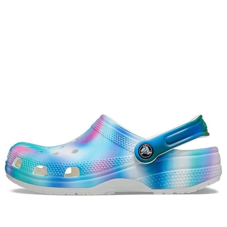 Crocs Colorful Crocs Beach Unisex Multi-Color White Sandals 207556-94S - 1