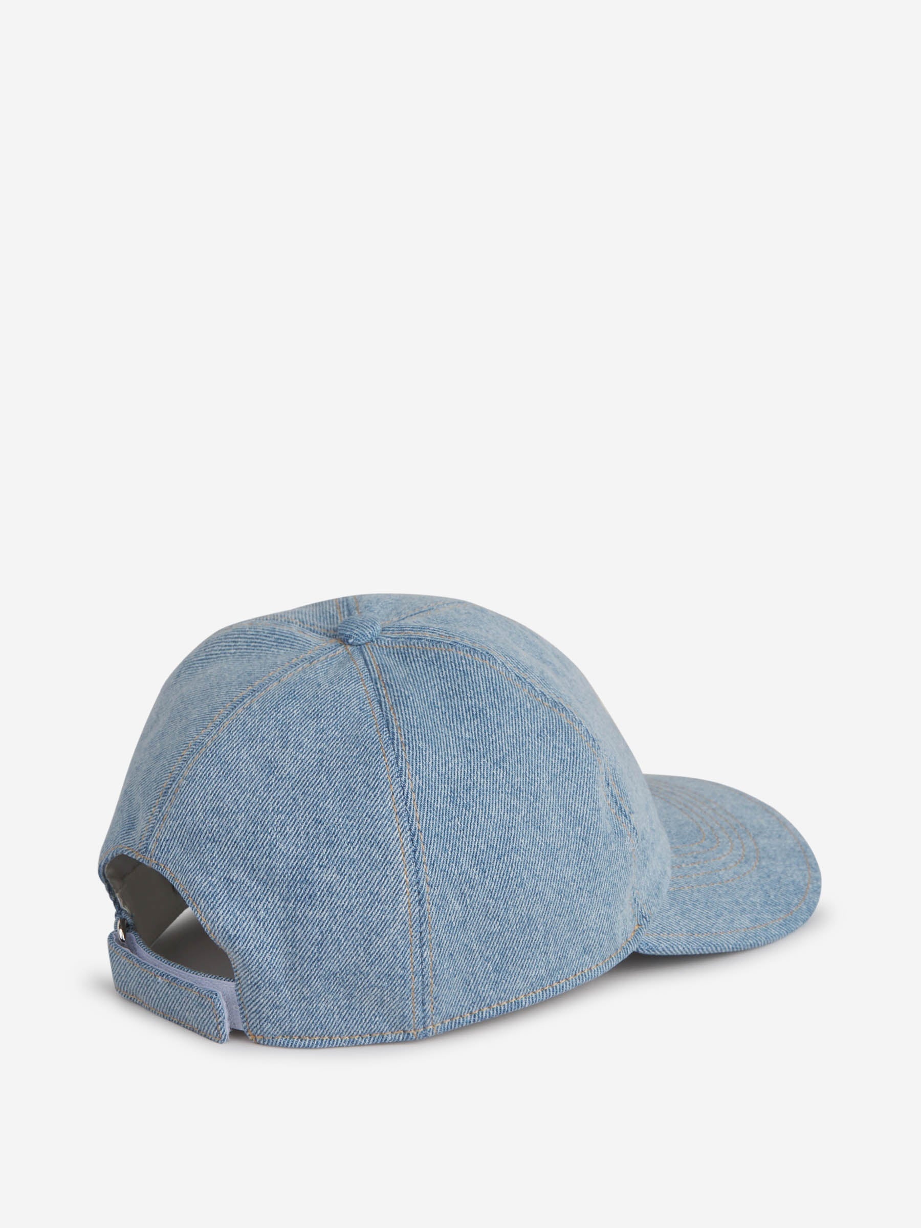 DENIM LOGO CAP - 3