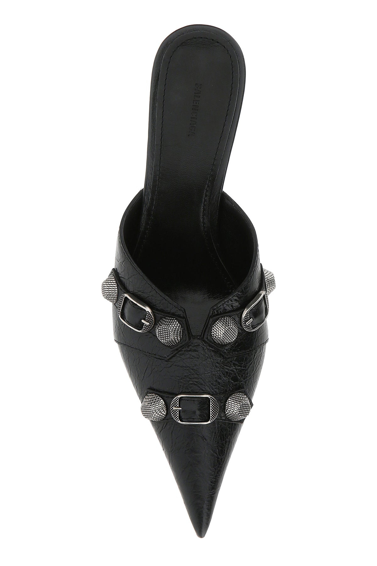 Black leather Cagole mules - 4