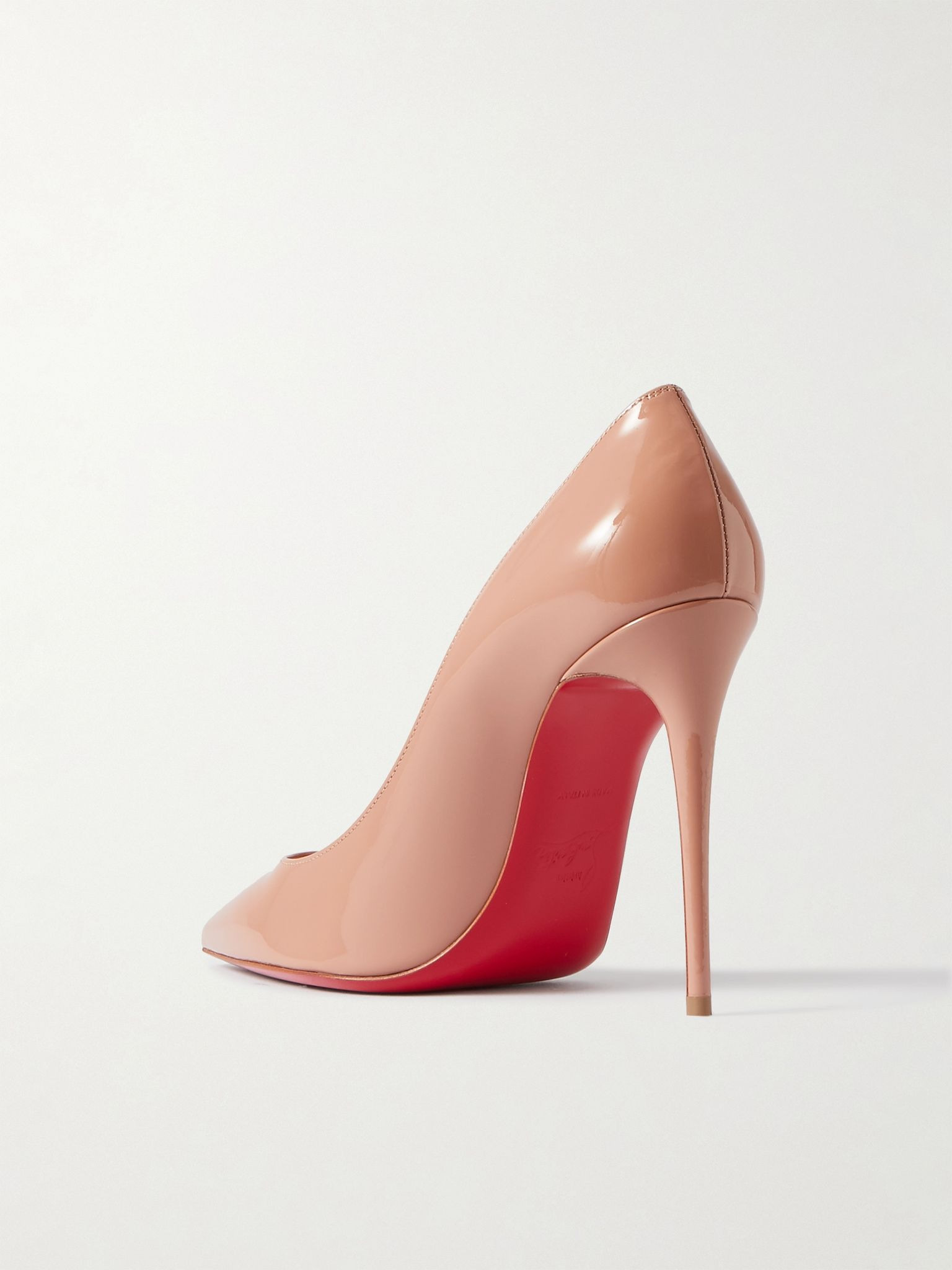 Kate 100 patent-leather pumps Neutral - 3