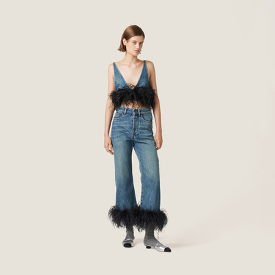 Miu Miu Denim top outlook