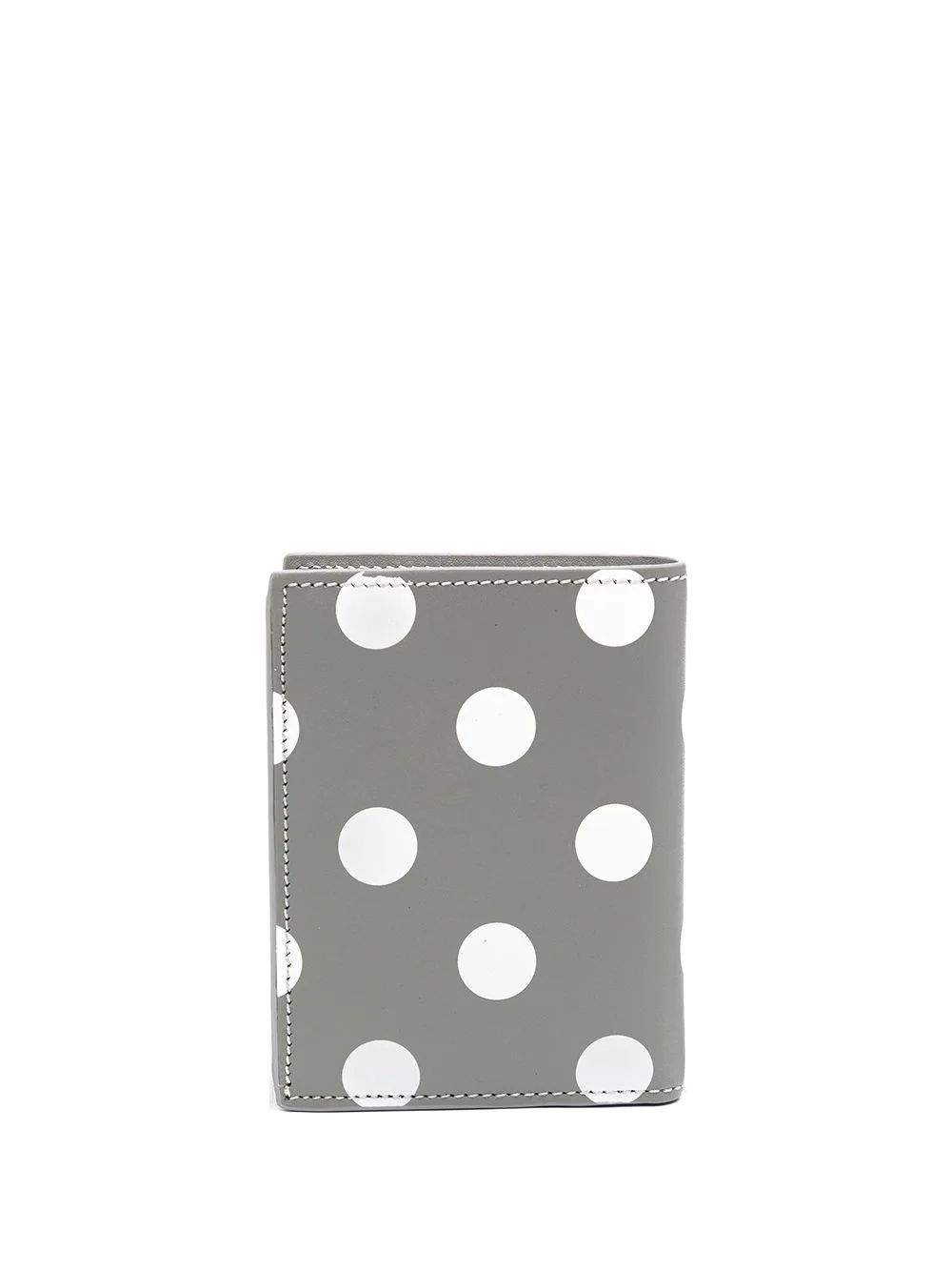 polka-dot print leather wallet - 2