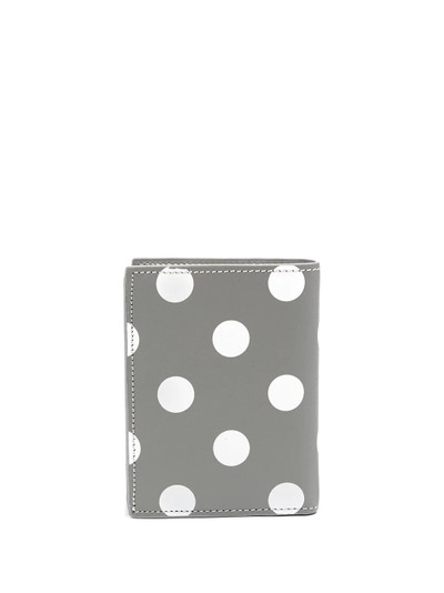 Comme Des Garçons polka-dot print leather wallet outlook