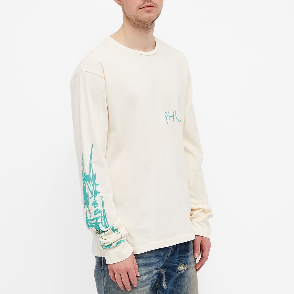 Rhude Long Sleeve Scabbing Tee - 4