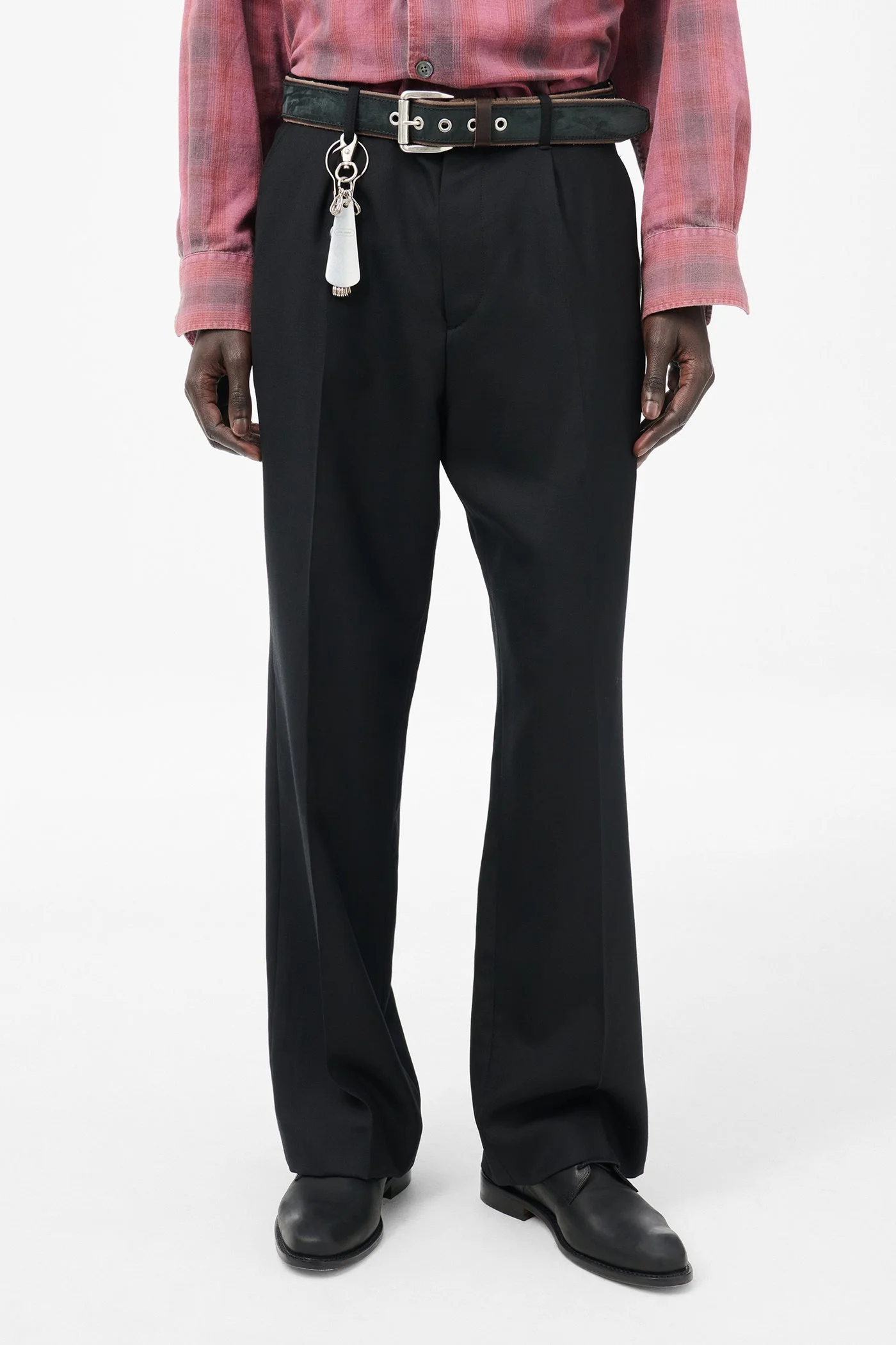 Our Legacy Borrowed Chino Black Panama Wool | REVERSIBLE