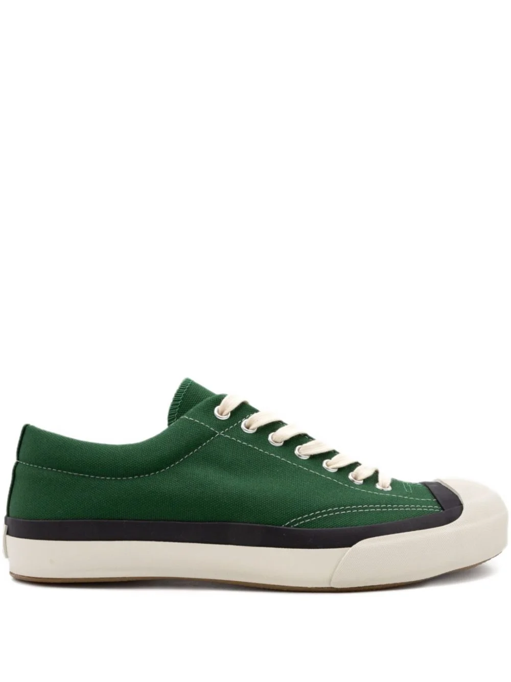 canvas low-top sneakers - 1