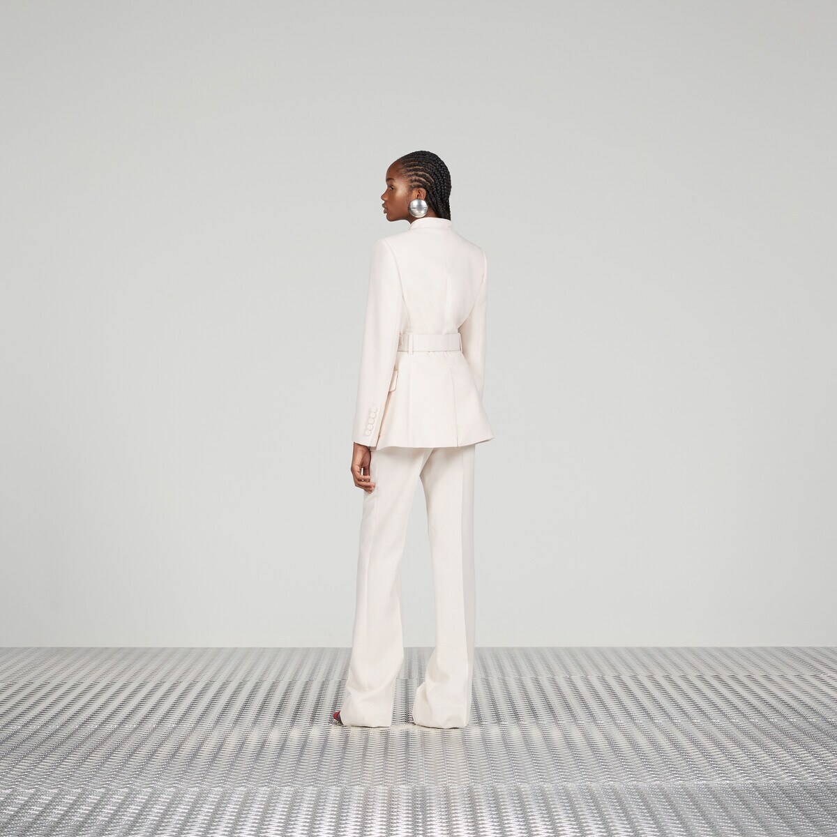 Wool crêpe jacket - 3