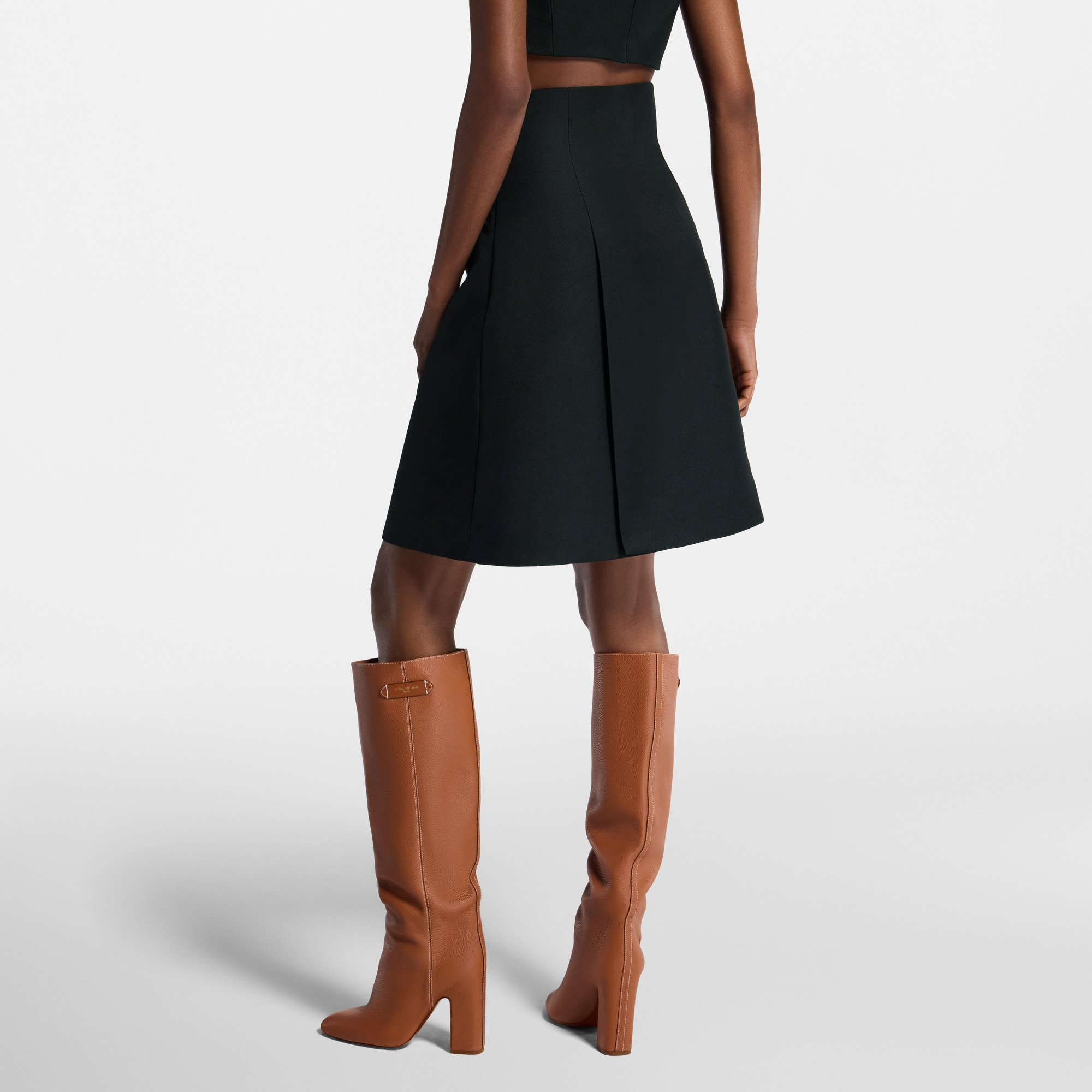 Technical Gabardine Mini Skirt - 7