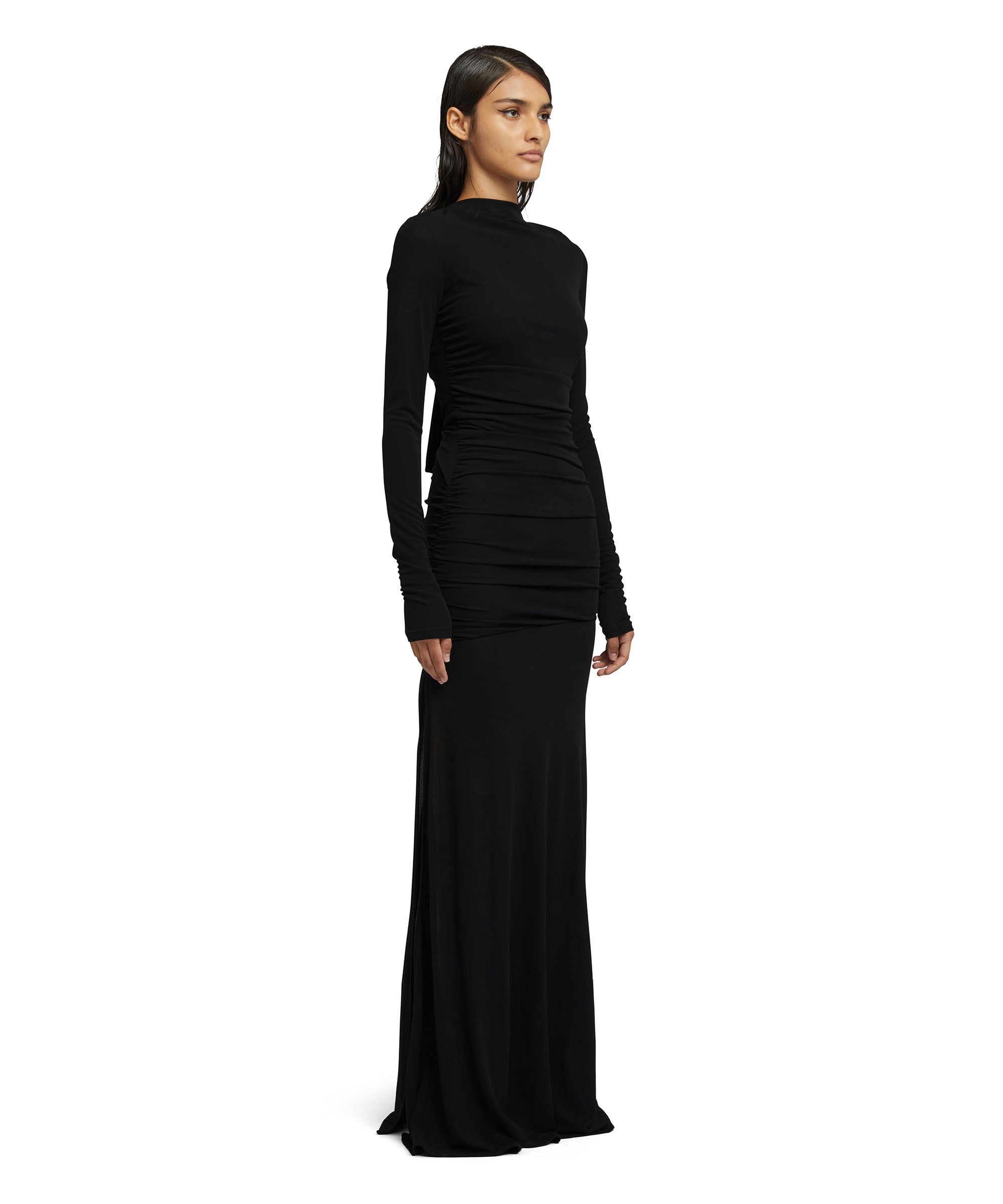 Maxi dress in fluid jersey - 4