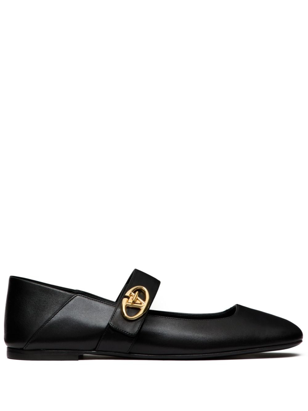 Valentino Garavani Women Ballerina Mary Janes Vlogo Locker - 1