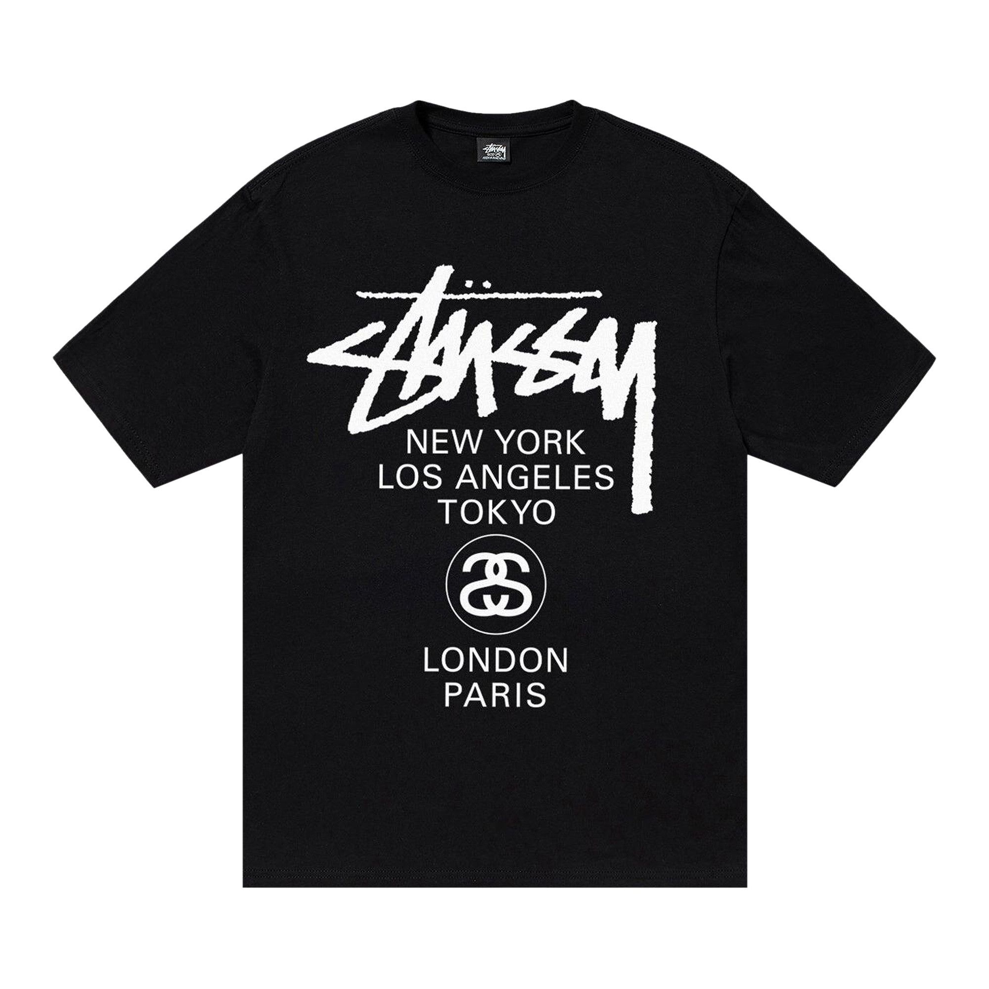 Stussy World Tour Tee 'Black' - 1