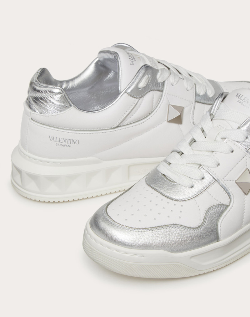 ONE STUD LOW-TOP SNEAKER IN NAPPA WITH METALLIC DETAILS 5