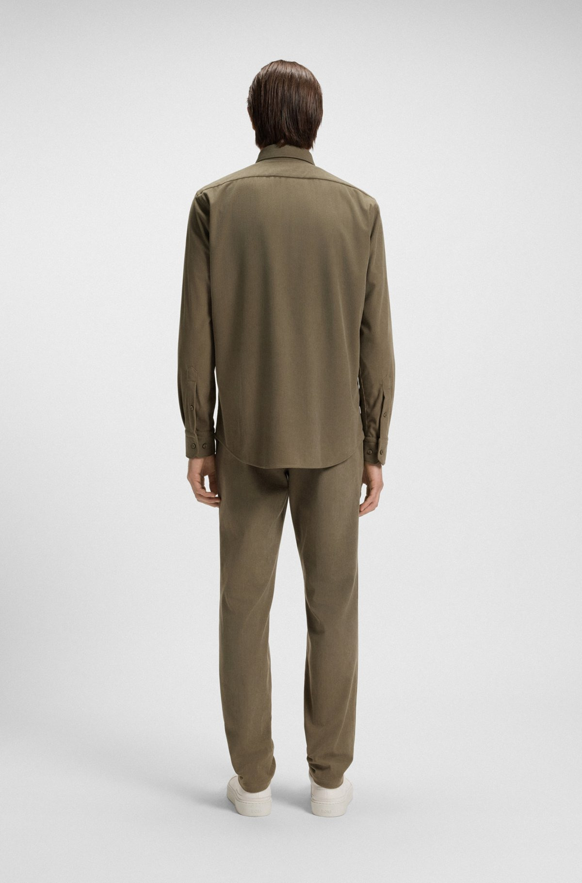 REGULAR-FIT SHIRT IN BABY CORDUROY - 5