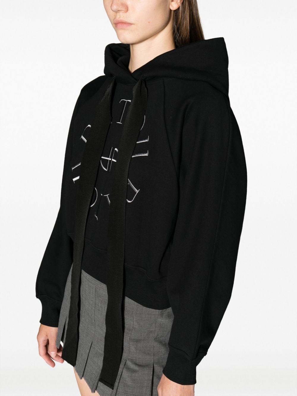 Medallion cotton hoodie - 5