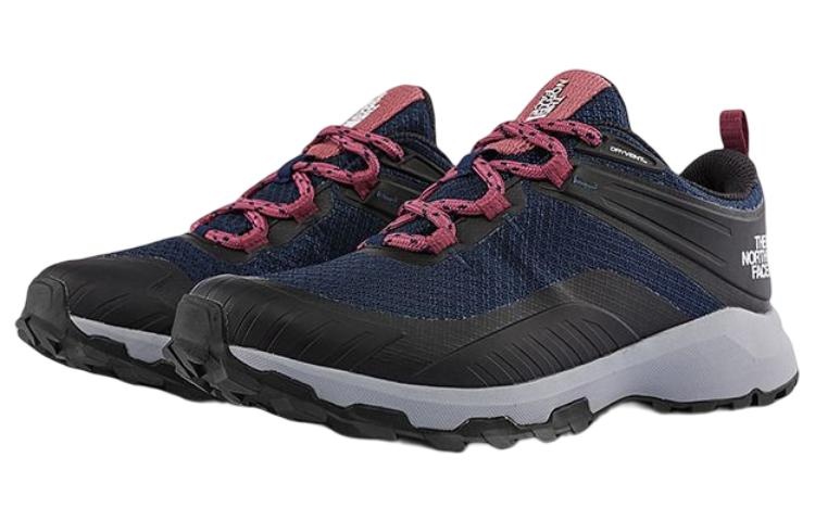 (WMNS) THE NORTH FACE Cragmont Waterproof Hiking Shoes 'Black Navy Pink' 52RD-92H - 2