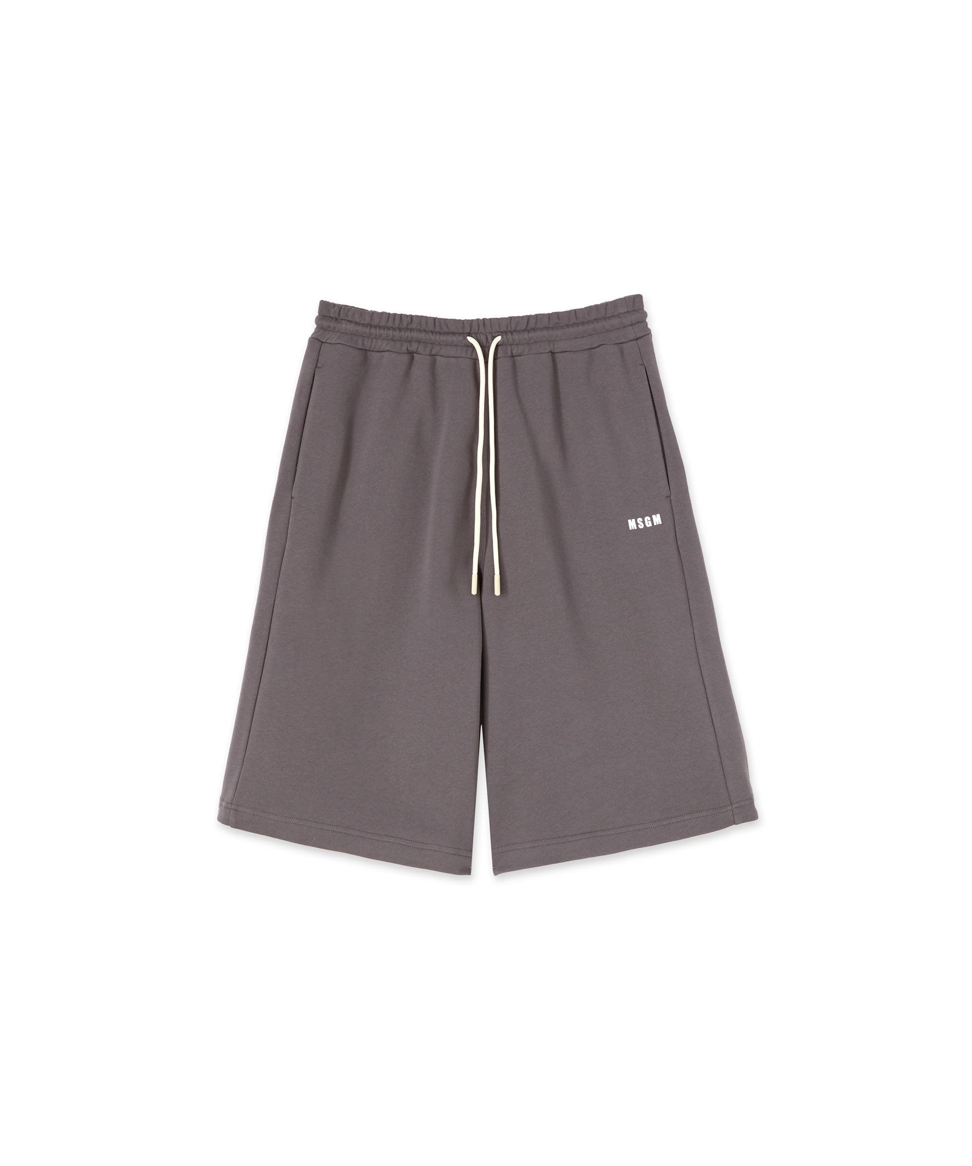 "FANTASTIC GREEN INVERSE SERIES" organic cotton sweat Bermudas - 1