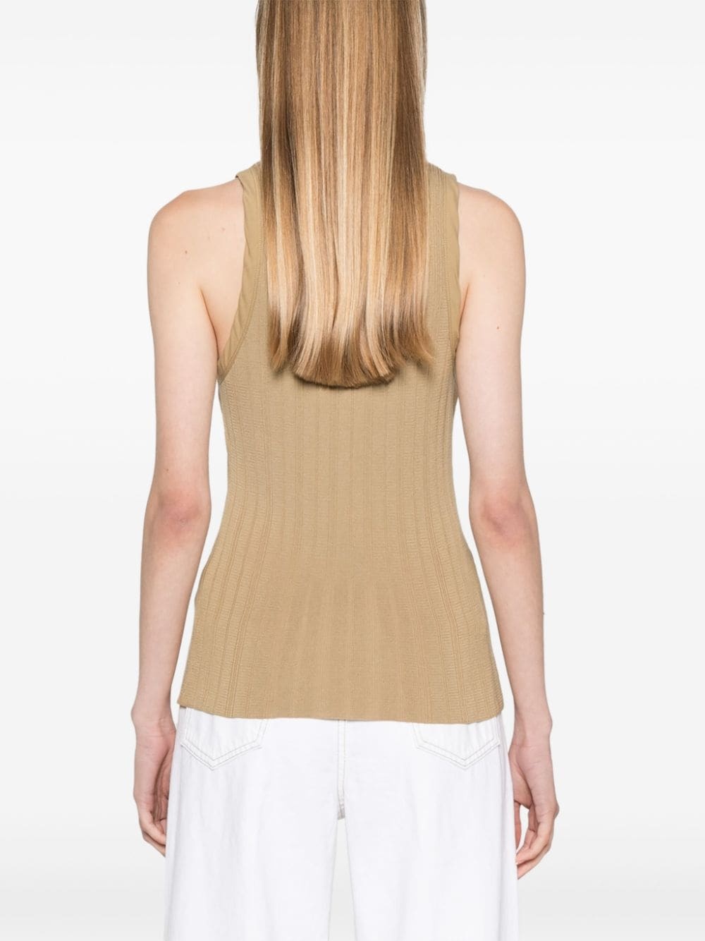 Lemaitre ribbed-jersey tank top - 4