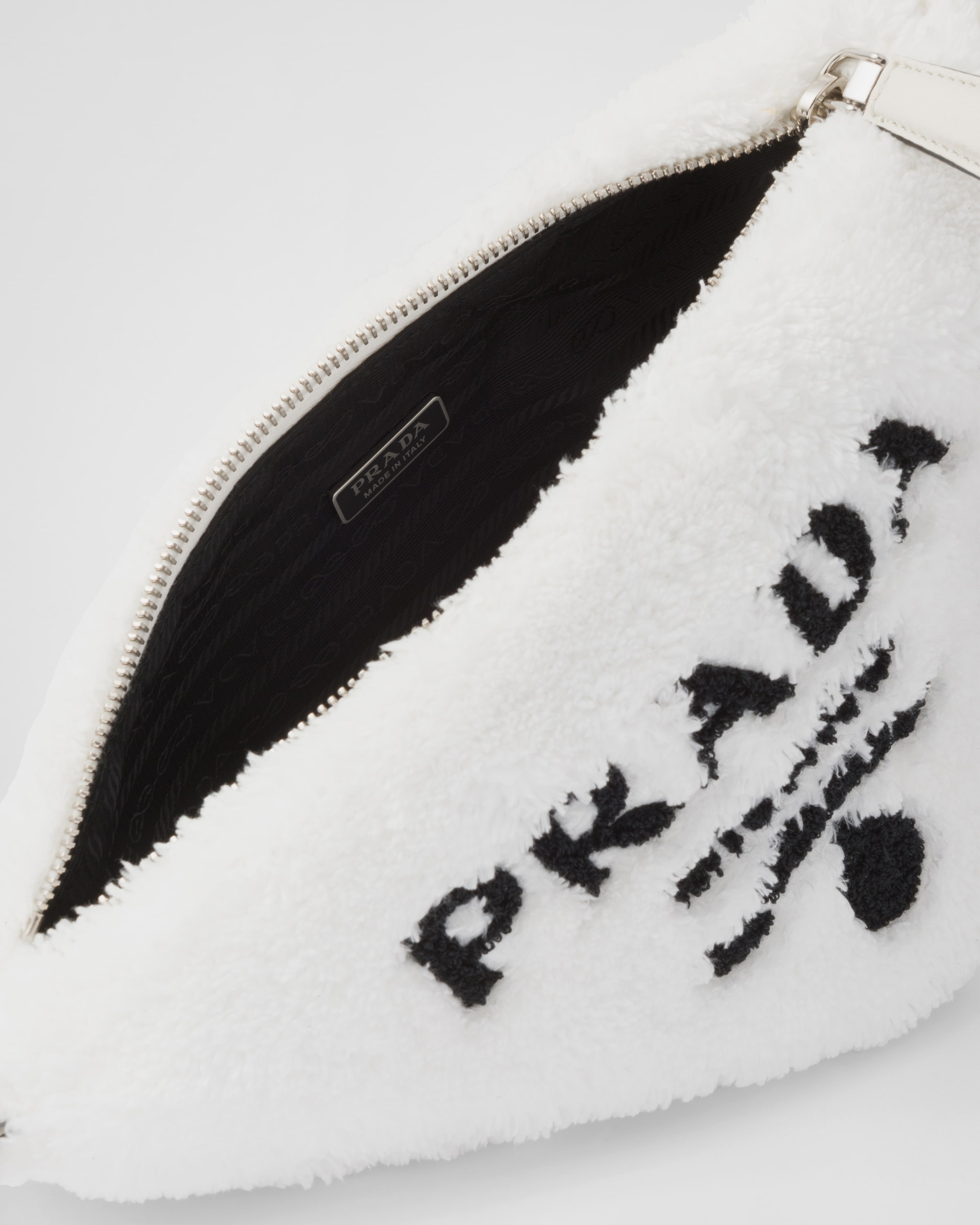 Prada Triangle terrycloth shoulder bag - 5