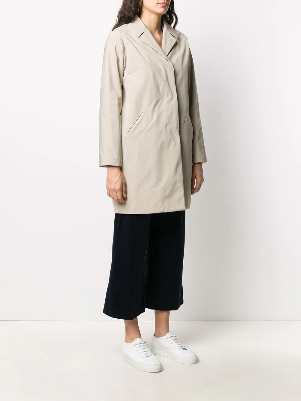 loose fit raincoat - 3