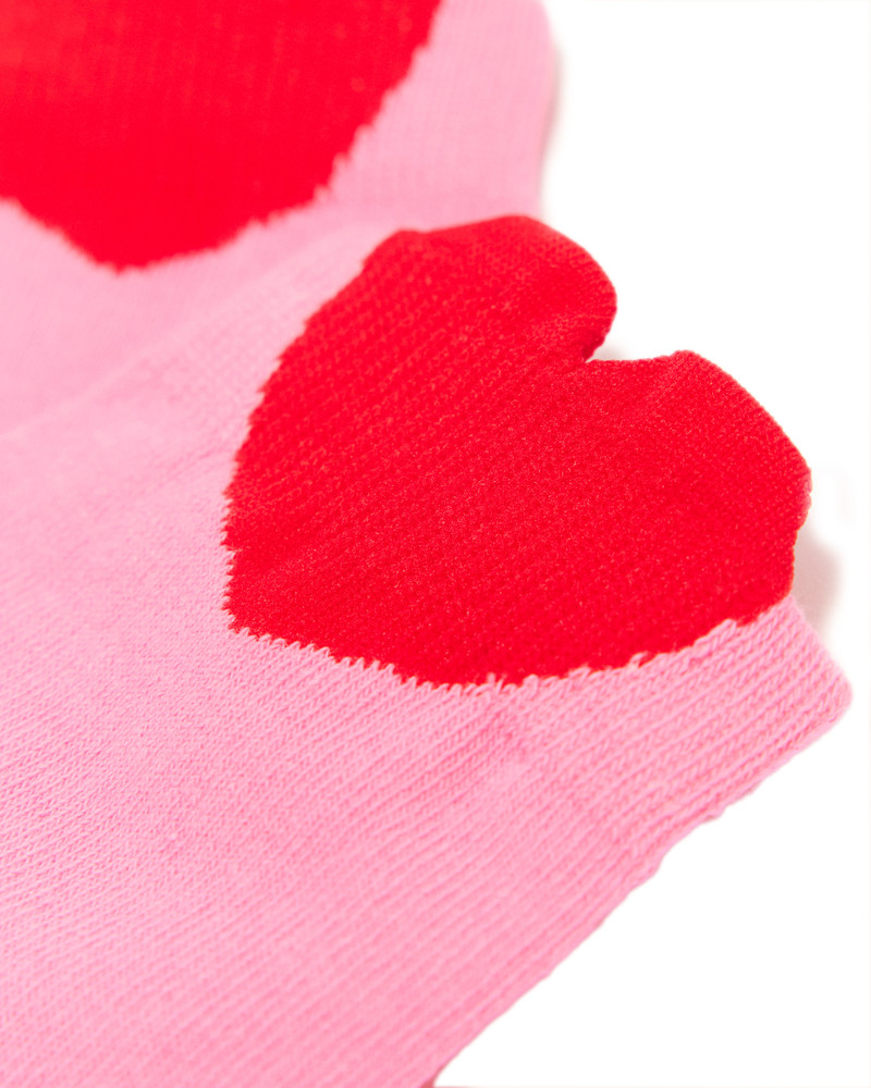 Jacquard Heart Powerpuff Girls Socks 3