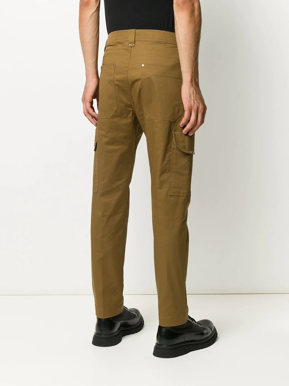 straight-leg cargo pants - 4