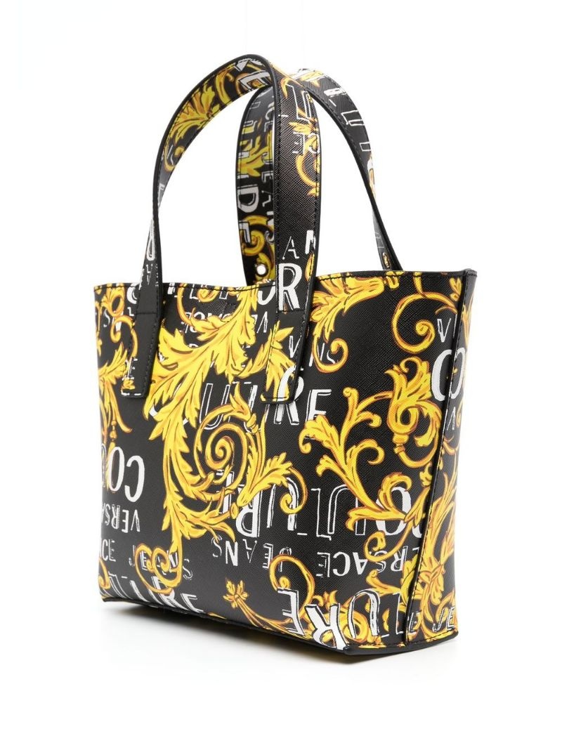 Logo Couture-print tote bag - 4