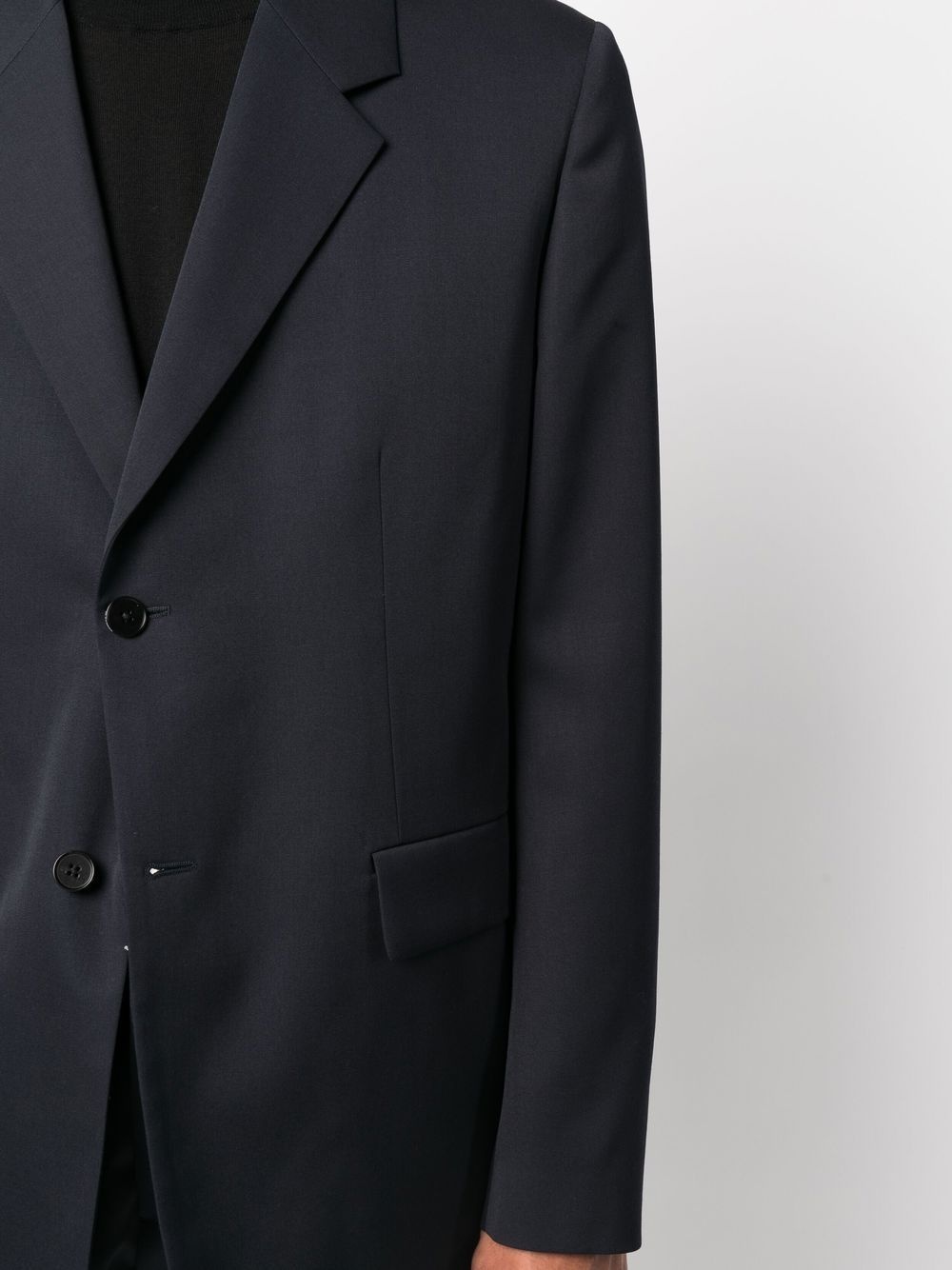 single-breasted wool suit - 5