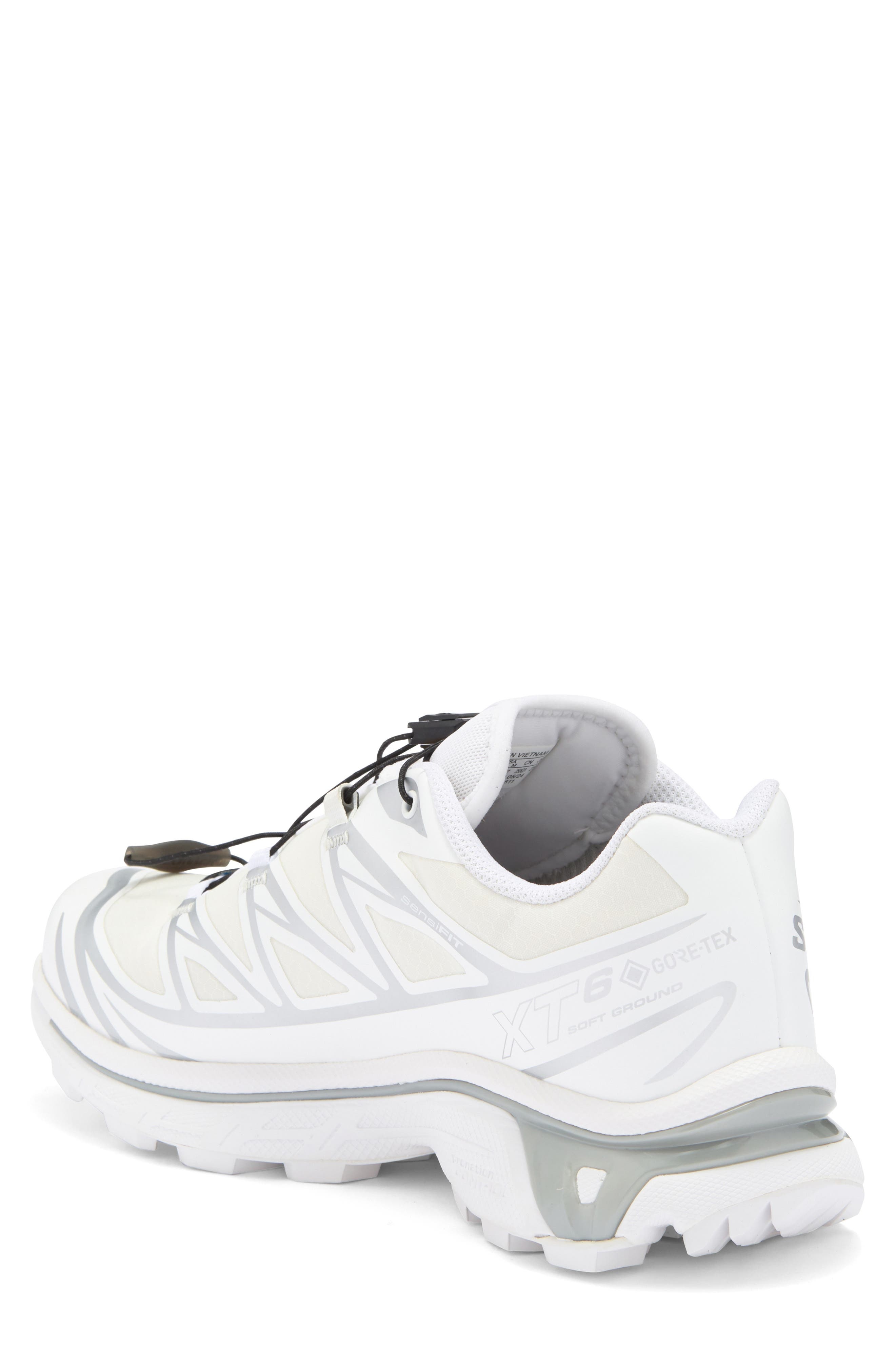 Salomon XT-6 Gore-Tex® Waterproof Sneaker in White/White/Silver at Nordstrom - 2
