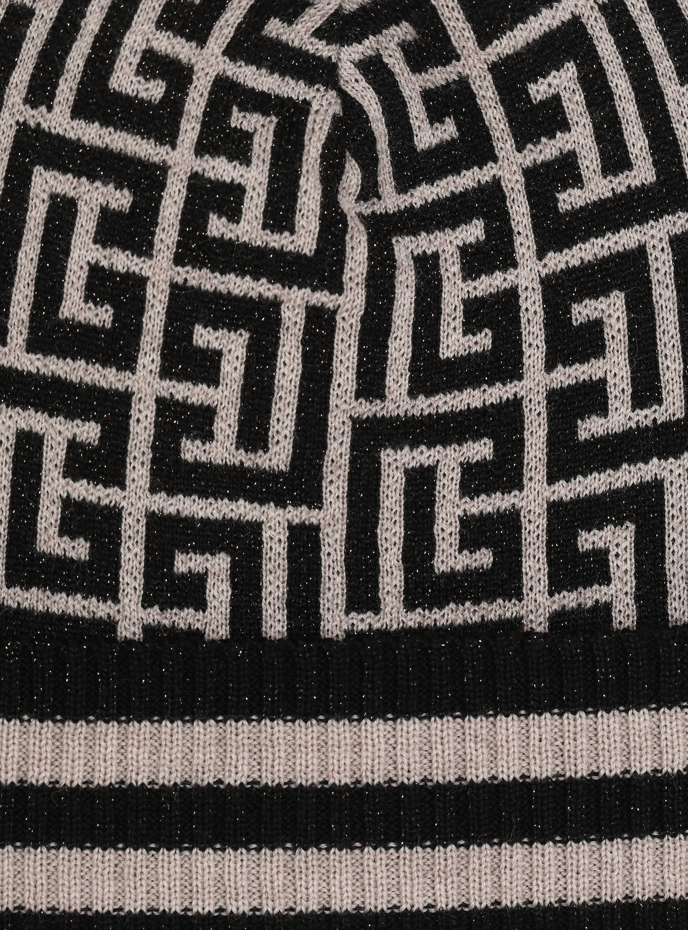 Monogrammed knit beanie - 3