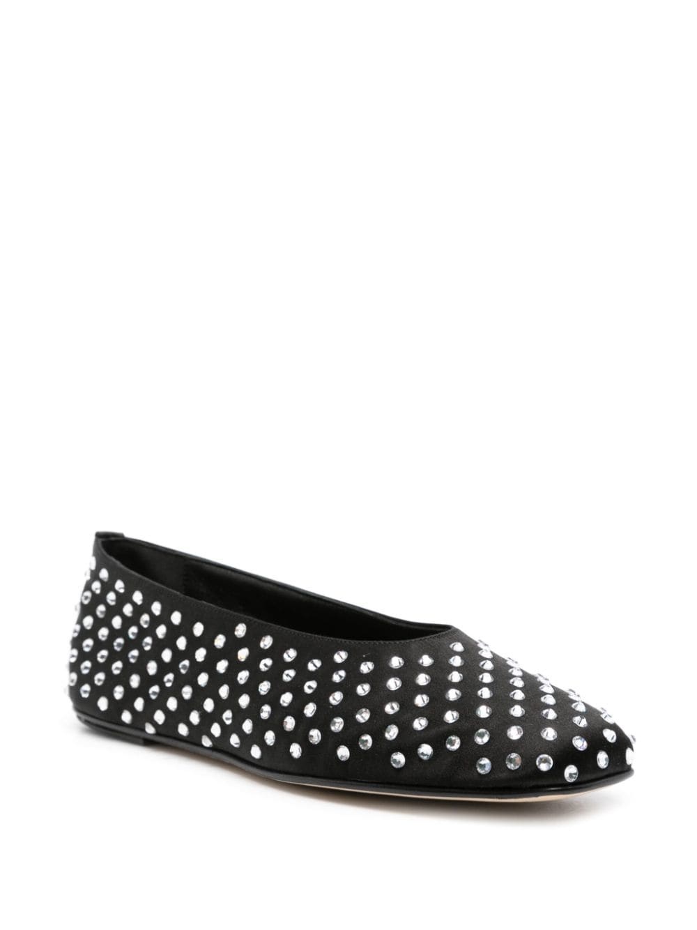 crystal-embellished ballerina Shoes - 2