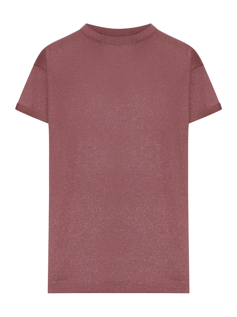 Brunello Cucinelli Women Cashmere And Silk Lurex T-Shirt - 1