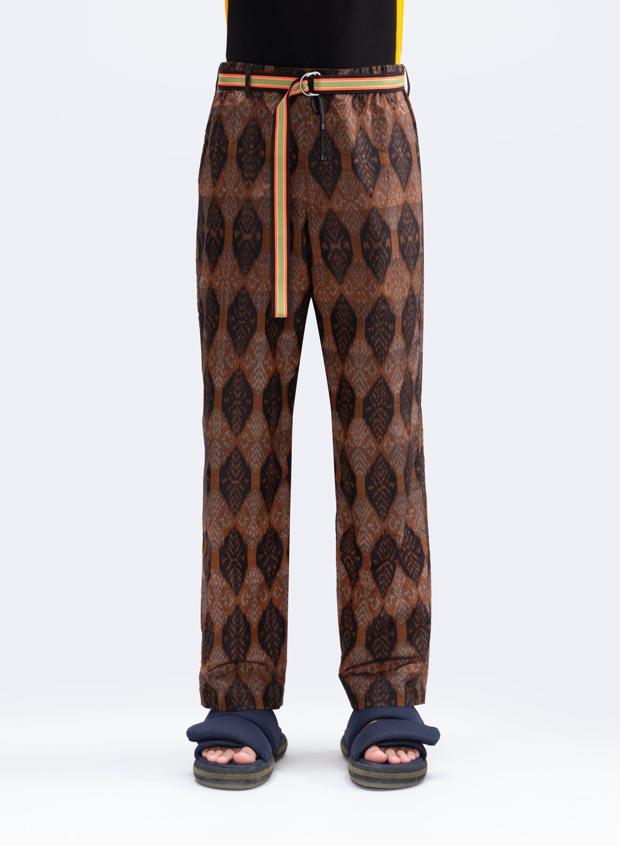 PANTS IN PRINTED SILK BLEND - 2