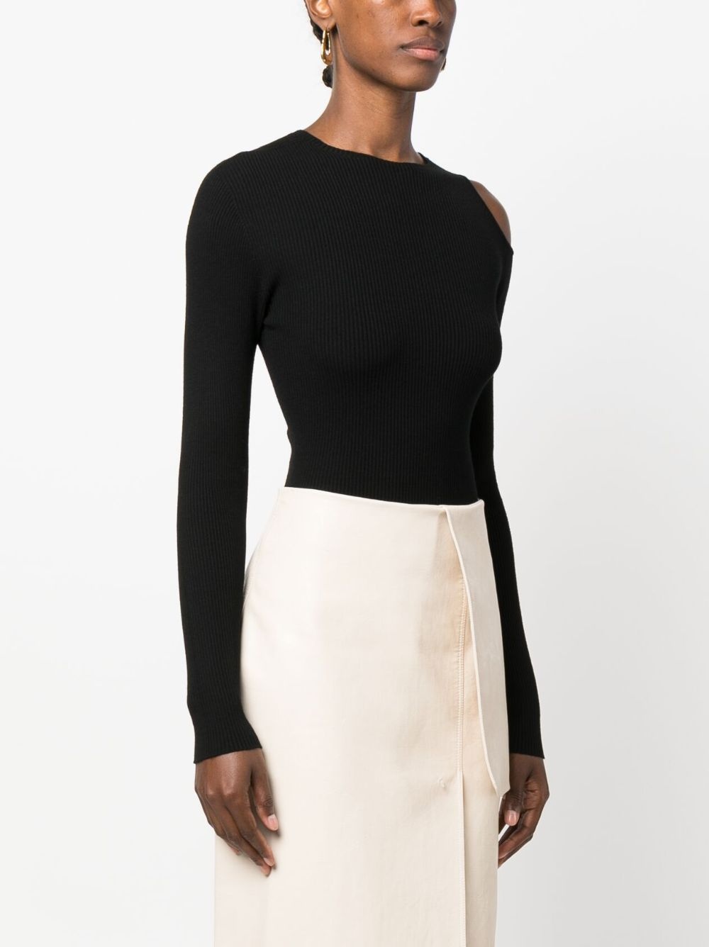 cut-out bodysuit - 3