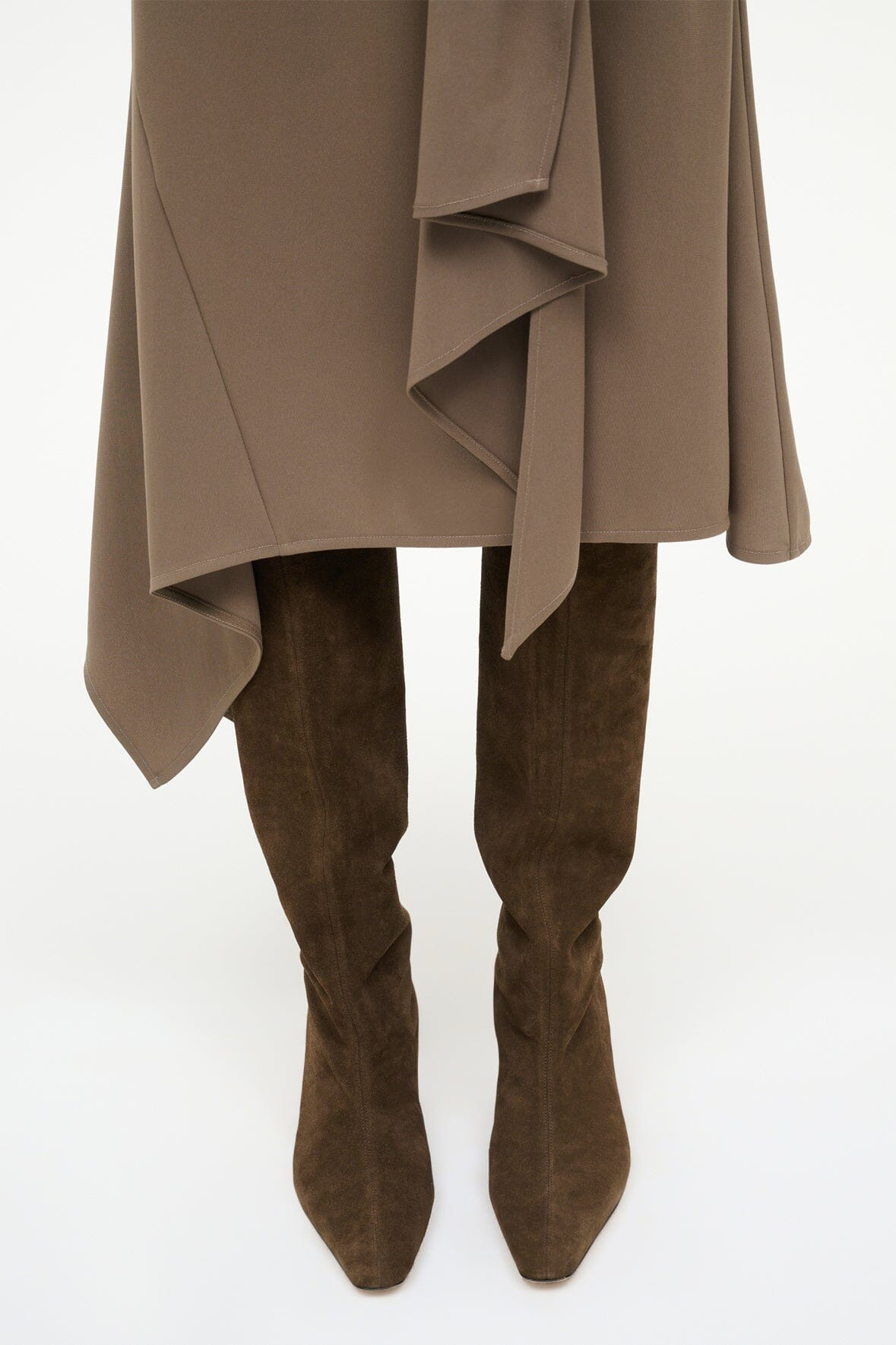 STAUD WALLY BOOT TRUFFLE SUEDE - 6